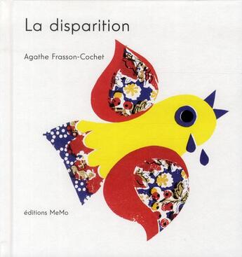 Couverture du livre « La disparition » de Agathe Frasson-Cochet aux éditions Memo