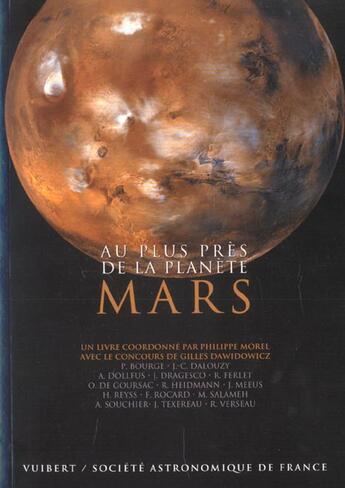 Couverture du livre « Au plus près de la planète Mars » de Philippe Morel aux éditions Vuibert