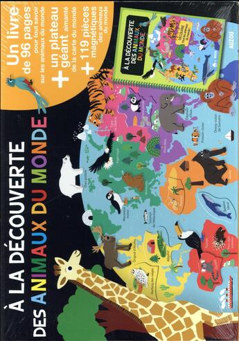 Couverture du livre « À la découverte des animaux du monde » de Jean-Michel Billioud aux éditions Philippe Auzou