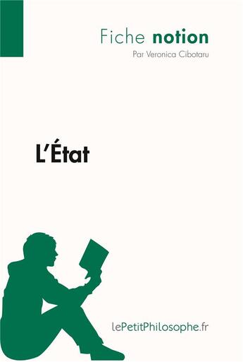 Couverture du livre « L'État » de Veronica Cibotaru aux éditions Lepetitphilosophe.fr