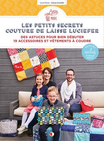 Couverture du livre « Les petits secrets couture de Laisse Luciefer » de Lucie Ferez aux éditions Creapassions.com