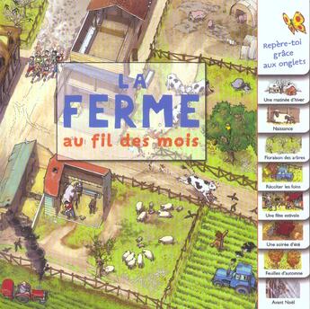 Couverture du livre « La ferme au fil des mois » de  aux éditions Millepages