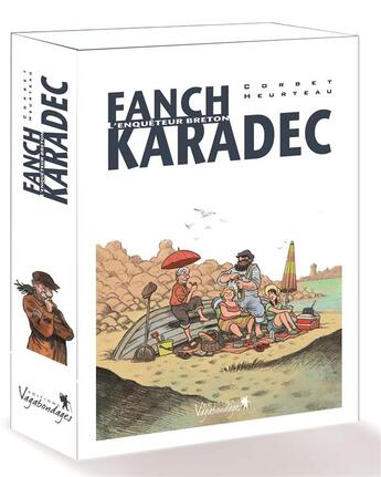 Couverture du livre « Fanch Karadec ; coffret » de Stephane Heurteau et Sebastien Corbet aux éditions Vagabondages