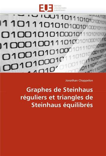 Couverture du livre « Graphes de steinhaus reguliers et triangles de steinhaus equilibres » de Chappelon-J aux éditions Editions Universitaires Europeennes