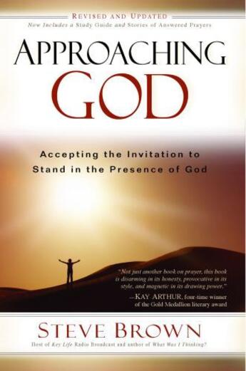 Couverture du livre « Approaching God » de Brown Steve aux éditions Howard Books