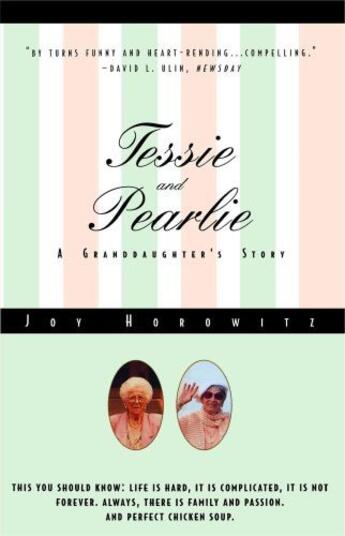 Couverture du livre « Tessie and Pearlie » de Horowitz Joy aux éditions Touchstone