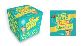 Couverture du livre « Le quiz des petits sherlock - 250 enigmes et casse-tetes pour se creuser les meninges » de Aurore Meyer aux éditions Larousse