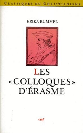 Couverture du livre « Les colloques d'Erasme » de Rummel E aux éditions Cerf