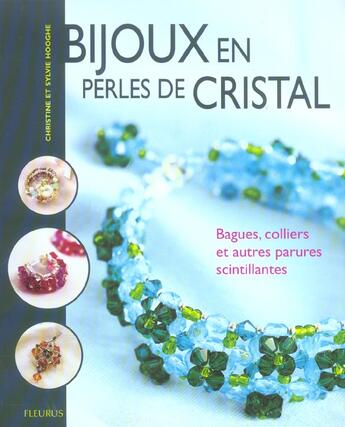 Couverture du livre « Bijoux en perles de cristal » de Hooghe aux éditions Mango