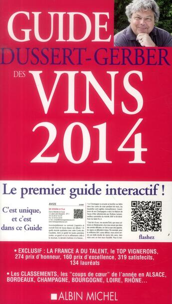 Couverture du livre « Le guide Dussert-Gerber des vins (édition 2014) » de Patrick Dussert-Gerber aux éditions Albin Michel