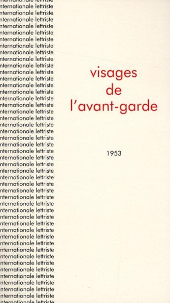 Couverture du livre « Visages de l'avant-garde (1953) » de Jean-Louis Rancon aux éditions Jean-paul Rocher