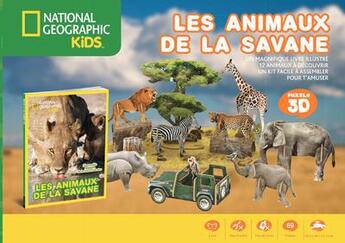 Couverture du livre « Les animaux de la savane » de  aux éditions National Geographic Kids