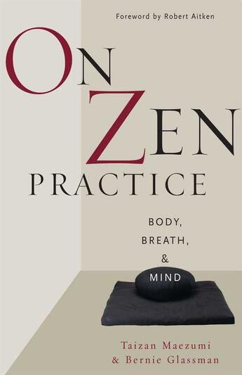 Couverture du livre « On Zen Practice » de Taizan Maezumi aux éditions Wisdom Publications