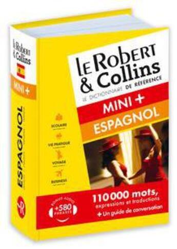 Couverture du livre « LE ROBERT & COLLINS ; MINI + ; dictionnaire ; espagnol » de  aux éditions Le Robert