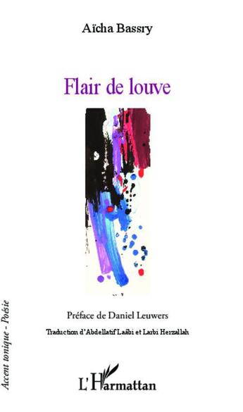 Couverture du livre « Flair de louve » de Aicha Bassry aux éditions L'harmattan