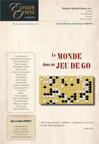 Couverture du livre « E&O-29 : Le Monde dans un jeu de Go : E&O-29 : Le Monde dans un jeu de Go » de  aux éditions Sigest