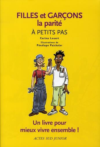 Couverture du livre « Filles et garcons a petits pas » de Louart/Paicheler aux éditions Actes Sud