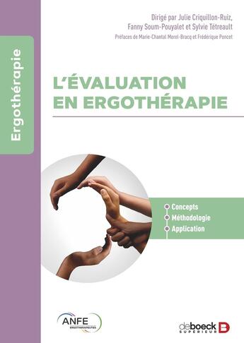 Couverture du livre « L'évaluation en ergothérapie » de Fanny Soum-Pouyalet et Julie Criquillon-Ruiz aux éditions De Boeck Superieur