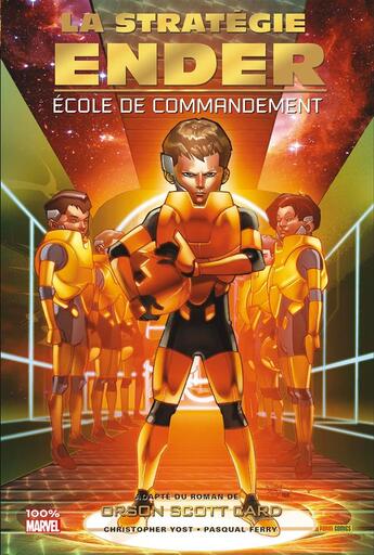 Couverture du livre « La stratégie Ender ; école de guerre t.2 » de Chris Yost aux éditions Panini