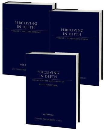 Couverture du livre « Perceiving in Depth, Volume 2: Stereoscopic Vision » de Rogers Brian J aux éditions Oxford University Press Usa