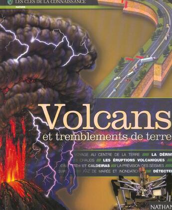 Couverture du livre « Volcans et tremblements terre » de Fauchet/Knight aux éditions Nathan