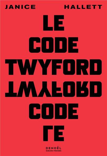 Couverture du livre « Le code twyford » de Janice Hallett aux éditions Denoel