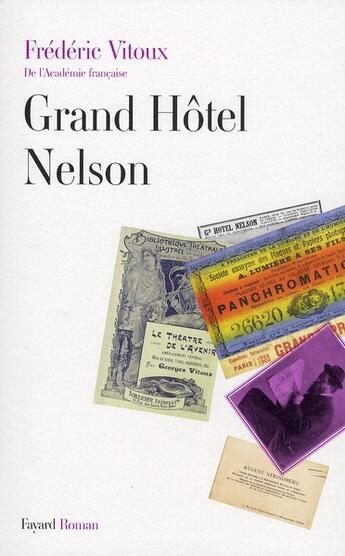Couverture du livre « Grand hôtel Nelson » de Vitoux-F aux éditions Fayard