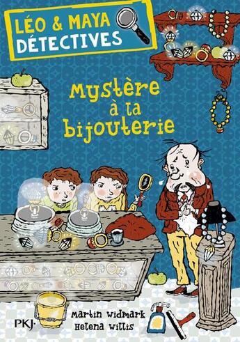 Couverture du livre « Léo & Maya, détectives Tome 7 : mystère à la bijouterie » de Martin Widmark et Helena Willis aux éditions Pocket Jeunesse