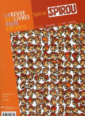 Couverture du livre « La revue des livres pour enfants ; spécial Spirou » de La Revue Des Livres Pour Enfants aux éditions Gallimard-jeunesse