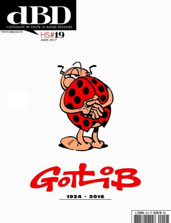 Couverture du livre « DBD MAGAZINE Hors-Série n.19 ; Gotlib 1934-2016 » de Dbd Magazine aux éditions Dbd