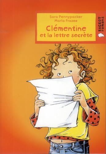 Couverture du livre « Clémentine et la lettre secrète » de Sara Pennypacker et Frazee Marla aux éditions Rageot