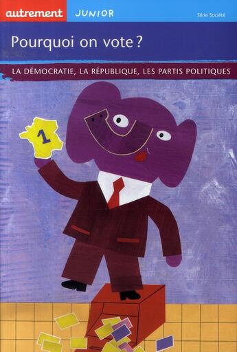 Couverture du livre « Pourquoi on vote ? » de Cornulier Edith / D aux éditions Autrement