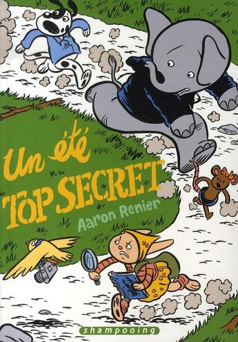 Couverture du livre « L'été top secret » de Aaron Renier aux éditions Delcourt