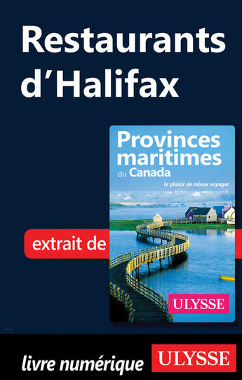 Couverture du livre « Restaurants d'Halifax » de  aux éditions Ulysse