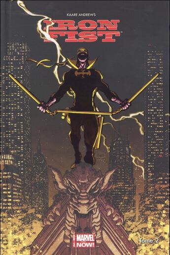 Couverture du livre « Iron Fist t.2 : rédemption » de Kaare Andrews aux éditions Panini