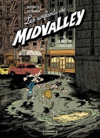 Couverture du livre « Les enfants de Midvalley Tome 1 : la nuit de l'horloger » de Benoit Broyart et Romuald Reutimann aux éditions Paquet