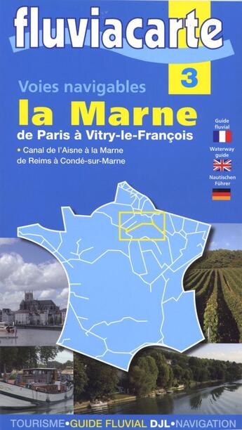 Couverture du livre « La marne de paris a vitry » de  aux éditions Fluviacarte