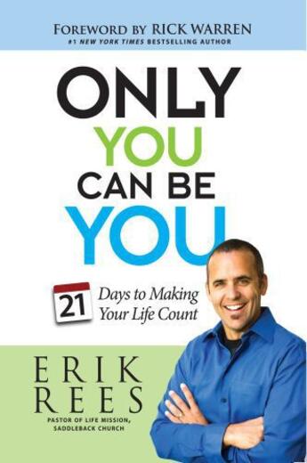 Couverture du livre « Only You Can Be You » de Rees Erik aux éditions Howard Books