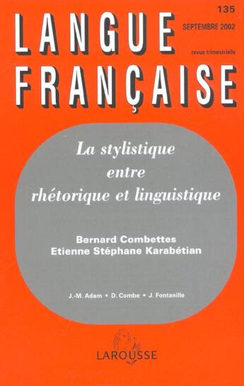 Couverture du livre « Revue Langages N.135 » de Revue Langages aux éditions Larousse