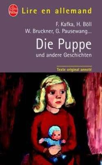 Couverture du livre « Die puppe und andere geschichten » de  aux éditions Le Livre De Poche