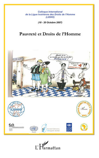 Couverture du livre « Pauvreté et droits de l'homme » de Lidho aux éditions L'harmattan