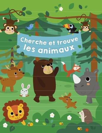 Couverture du livre « Cherche et trouve les animaux » de Lenormant/Samantha aux éditions Thomas Jeunesse