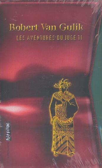 Couverture du livre « Coffret juge ti volumes 3 et 4 » de Gulik Robert Van aux éditions La Decouverte