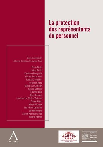 Couverture du livre « La protection des représentants du personnel » de  aux éditions Anthemis