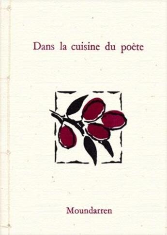 Couverture du livre « Dans la cuisine du poète » de  aux éditions Moundarren