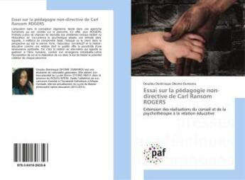 Couverture du livre « Essai sur la pedagogie non-directive de carl ransom rogers » de Oumarou Doudou aux éditions Presses Academiques Francophones