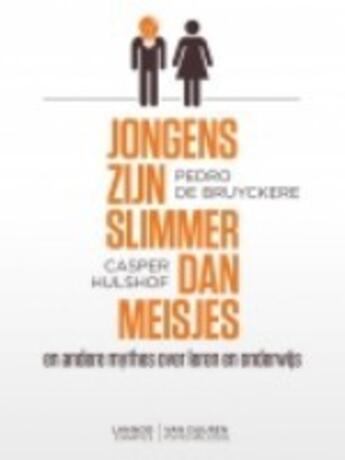 Couverture du livre « Jongens zijn slimmer dan meisjes » de Pedro De Bruyckere aux éditions Uitgeverij Lannoo