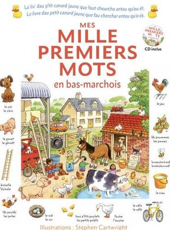 Couverture du livre « Mes milles premiers mots en bas marchois » de Guerin - Dupeux M- . aux éditions Geste