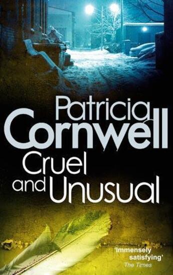 Couverture du livre « Cruel and unusual » de Patricia Cornwell aux éditions Sphere