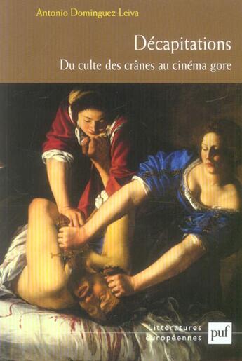 Couverture du livre « Decapitations » de Dominguez Leiva Anto aux éditions Puf